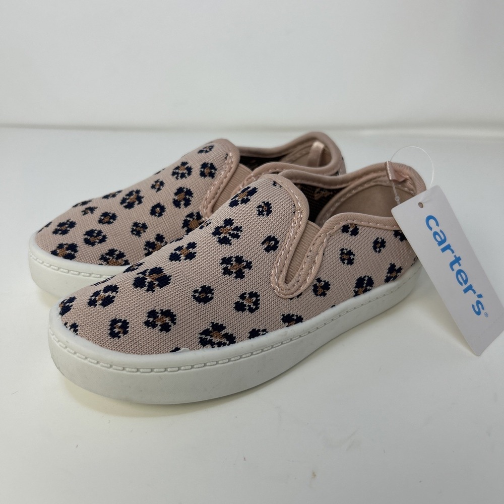 Carter's Toddler Girls Nettie Knit Slip-On Sneakers Pink- Size 11M NIB
